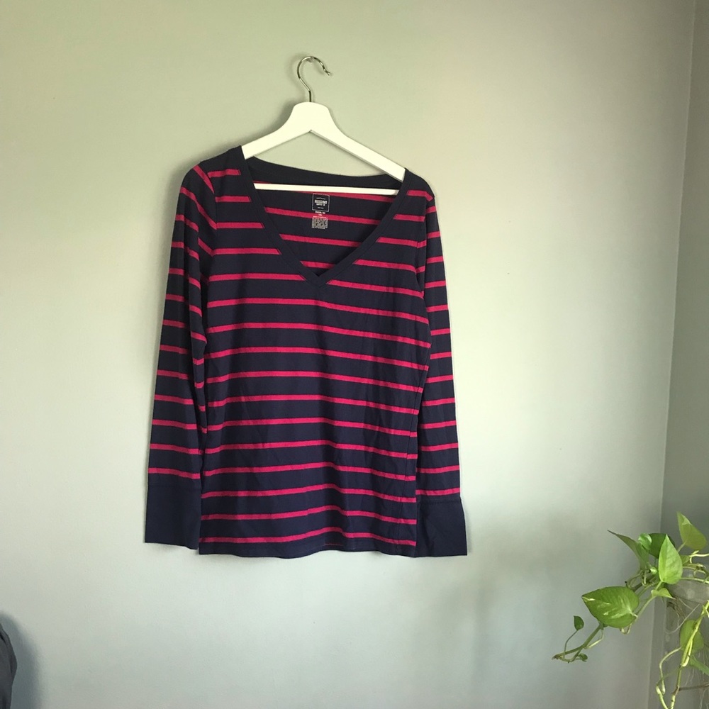 Women’s xl long sleeve stripped top - Mossimo